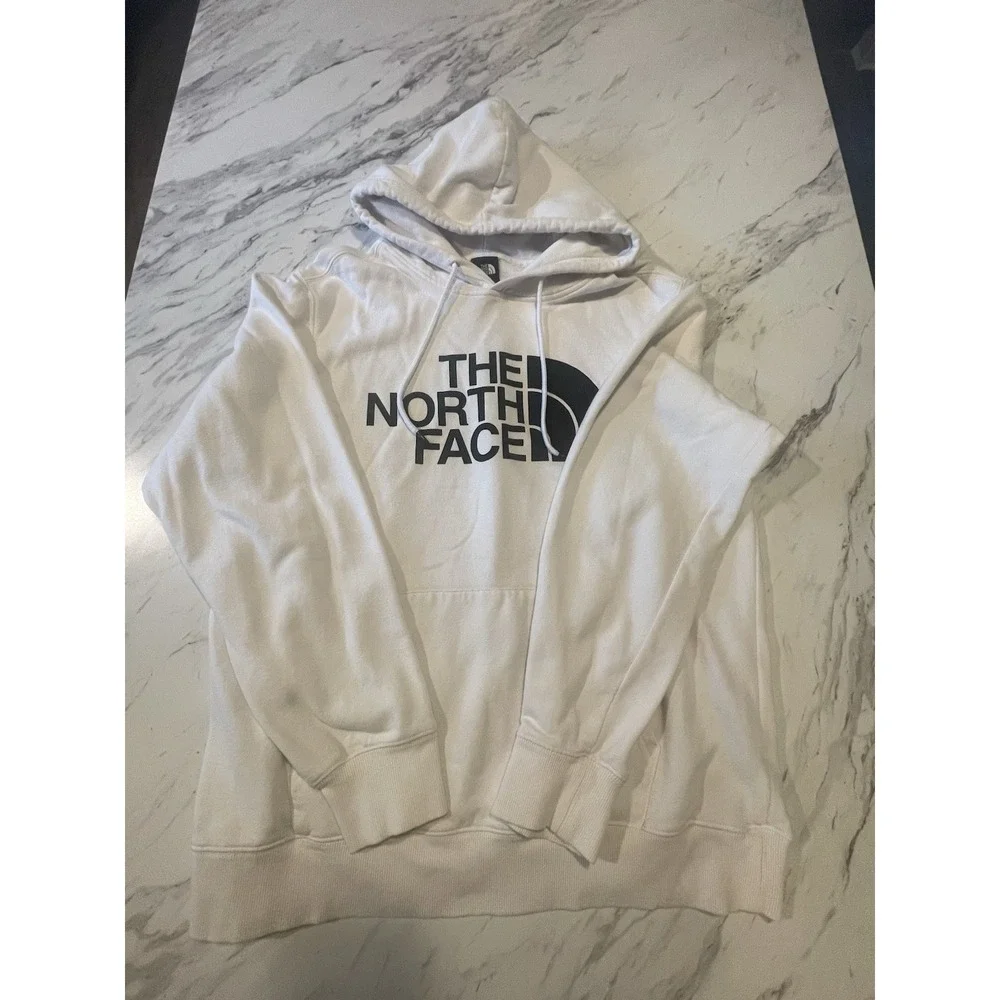 The North Face Men's Half Dome Pullover Hoodie TNF White Size Large